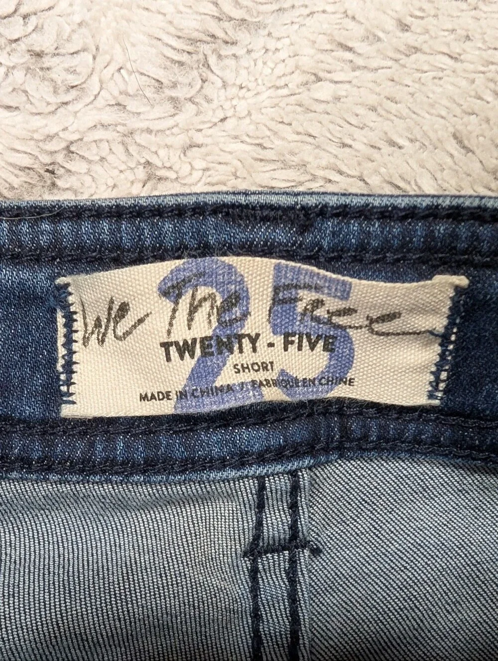 Free People Jeans Womens 25 Blue Penny Mid Rise Flare Cotton Stretch Retro Boho
